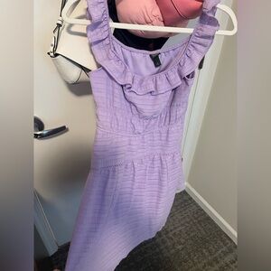Wild Fable Lilac Ruffle Mini Dress